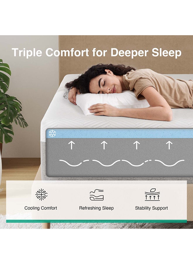 73Hours King Mattress 180×200cm 15cm, Gel Memory Foam for Cool Night Sleep u0026 Pressure Relief, Medium Firm, Bed in a Box, Bliss - Image 4