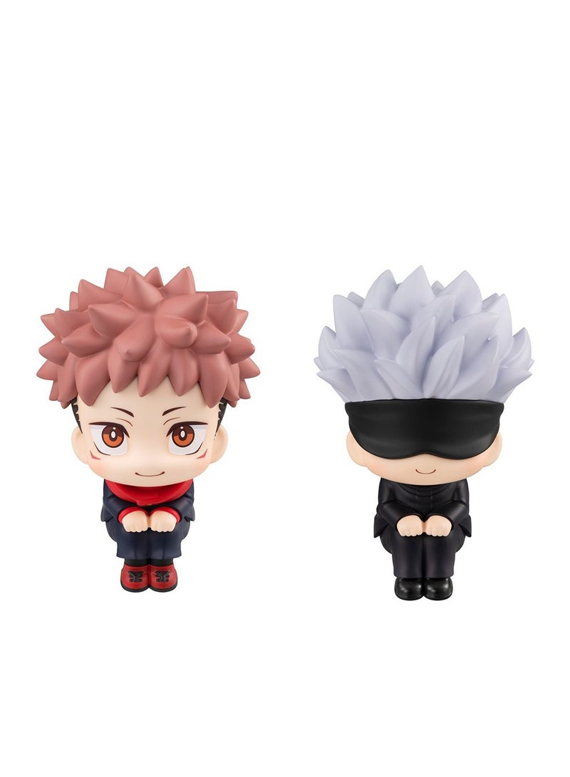 general Jujutsu Battle Series Gojo Satoru model ornaments, Knotweed Yuji PVC model toy decoration collection gift 10cm - Image 1