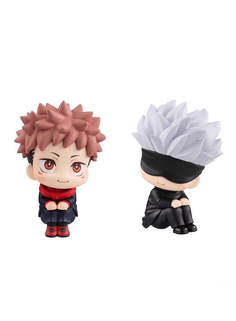 general Jujutsu Battle Series Gojo Satoru model ornaments, Knotweed Yuji PVC model toy decoration collection gift 10cm - Image 3