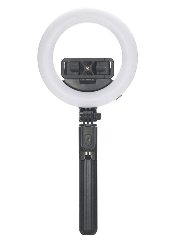 JOMILA - L07 Wireless Bluetooth Selfie Stick Foldable Handheld Remote Shutter Tripod with 5 inch LED Ring Light for Live Stream - Image 1