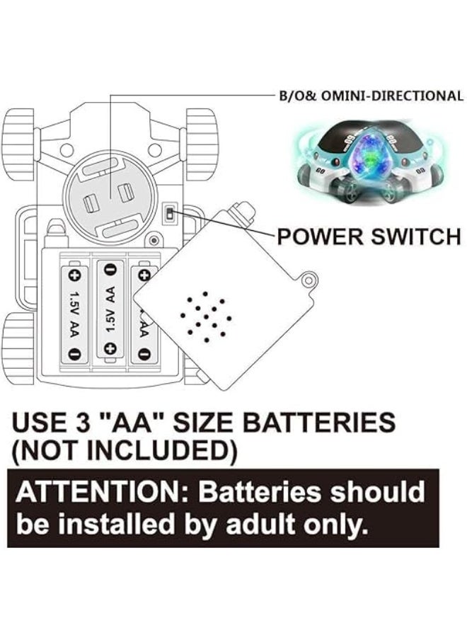 TOY GARDEN Stunt Car 360° Rotating Toy for Kids – Bump and Go Action with 3D Lights, Music & Flashing Sound Effects  - Image 4