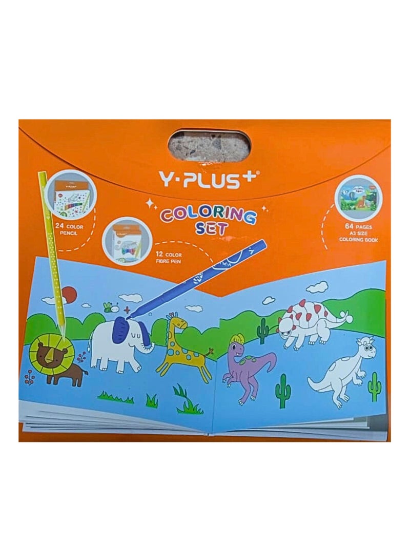 YPlus Coloring Set (Pack of 37 Pieces) - Image 1