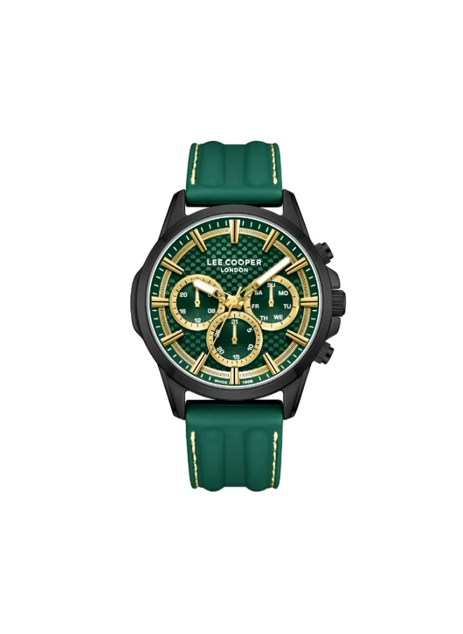 لي كوبر Men's Silicone Multi Function Watch LC08048.077 - 44 mm