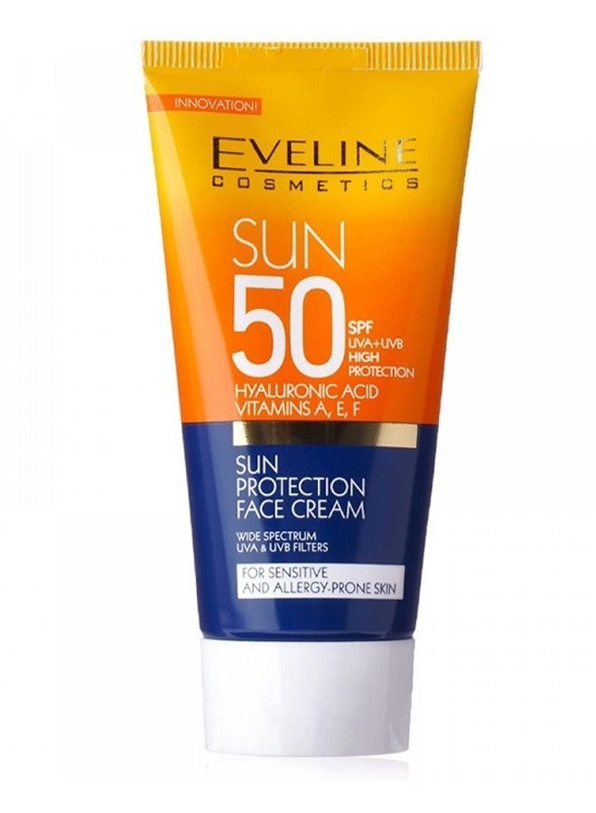 Eveline SPF 50 Whitening Sun Protection Face Cream 50ml 50ml - Image 2