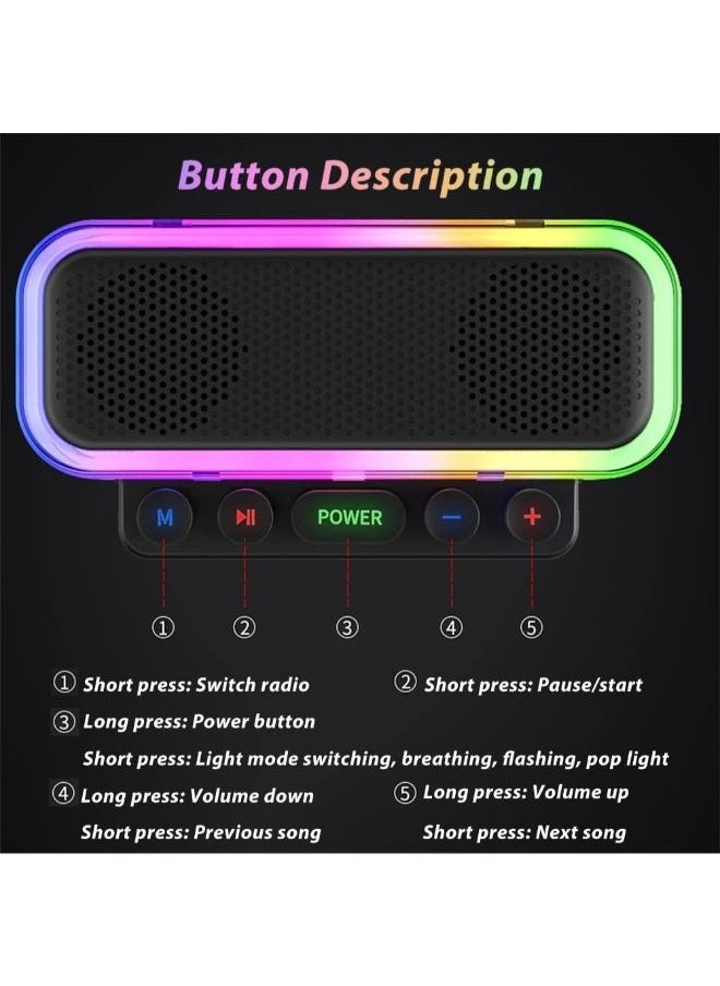 Davin New 2023 Bluetooth Speaker With Mechanical Keyboard Buttons  - Image 5