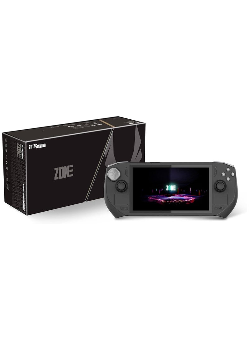 زوتاك ZONE Handheld Gaming Console, 7" AMOLED FHD 120Hz Touch Display, AMD Ryzen 7 8840U, 16GB RAM, 512GB SSD, AMD Radeon 780M Graphics, Windows 11 Home, Black | ZGC-G1A1W - Image 1
