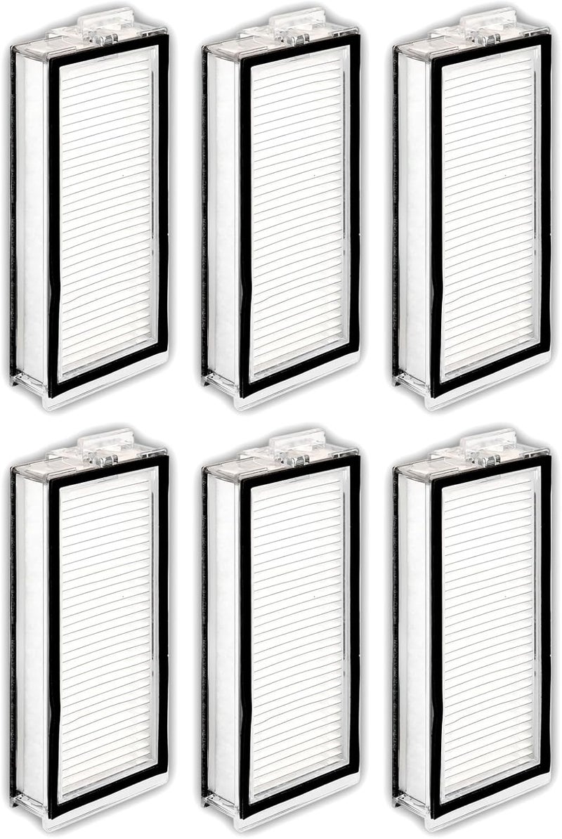 CHAIN PEAK (6 Pack) Q5 Max+ HEPA Filters Compatible With Roborock Q5 Max+, Q5 Pro, Q5 Pro+, Q8 Max, Q8 Max+, Q7, Q7+, Q7 Max, Q7 Max+, Q5 Duoroller+ Robot Vacuum, Replacement Parts Filters Upright Filters - Image 1