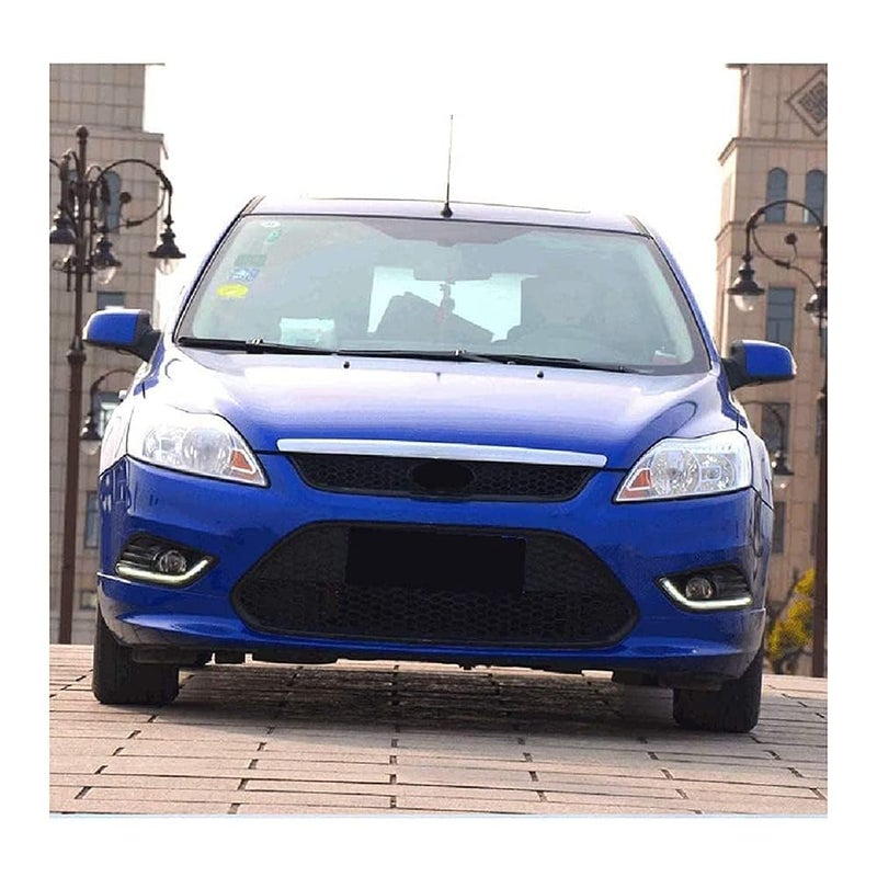 Generic caits Front Grill,Compatible with Ford Focus 2009 2010 2011 2012 2013 2014 2015,Front Bumper Sport Grill Grille  - Image 2