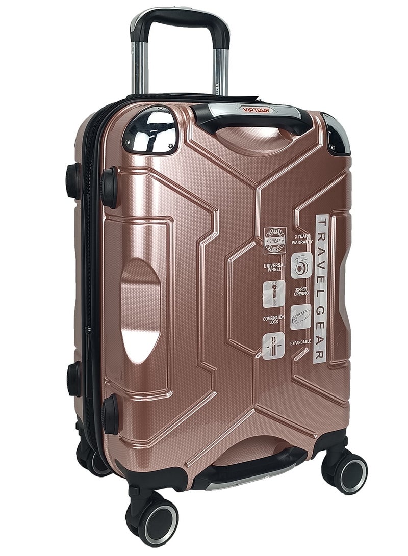 فيبتور طقم حقائب سفر بعجلات من 3 قطع TPC عجلات جانبية صلبة مع قفل TSA - Image 3