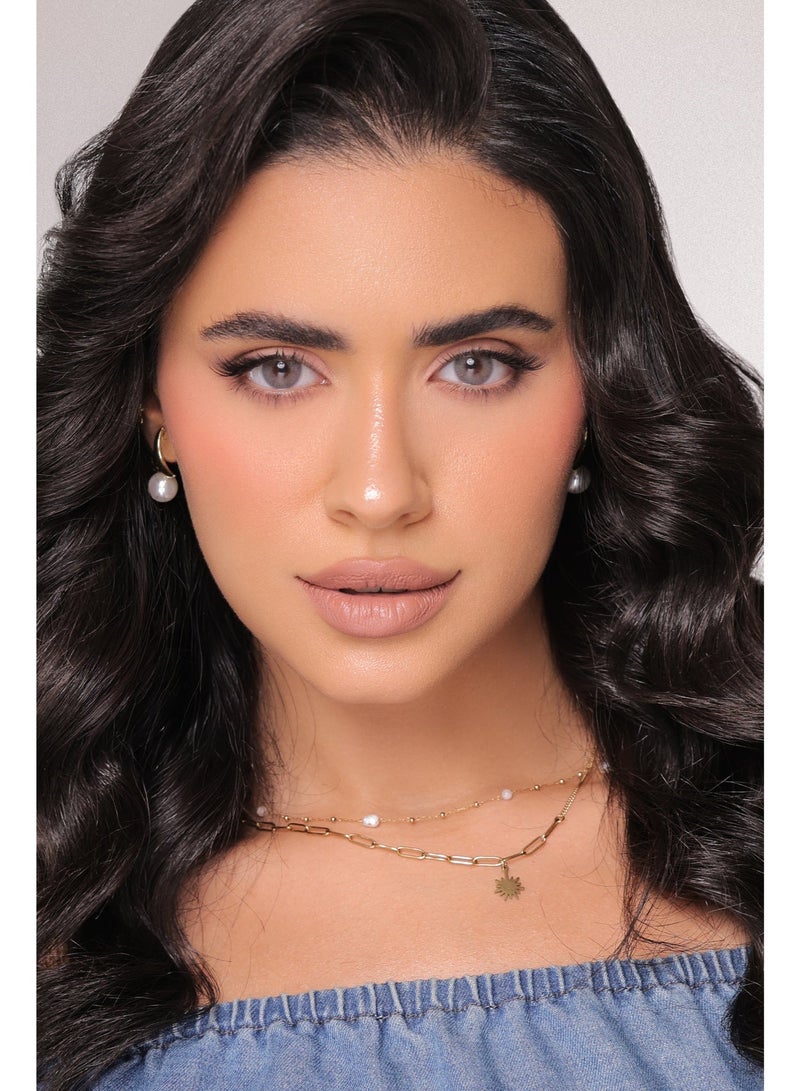 فريش آيز عدسات لاصقة ملونة يومية سموكي رمادي لمظهر طبيعي جذاب وراحة فائقة - Image 2