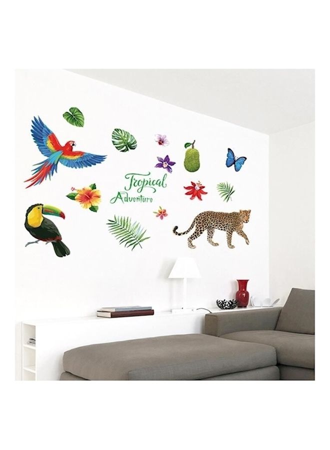 NIBEMINENT Animal And Birds Wall Sticker - Image 1