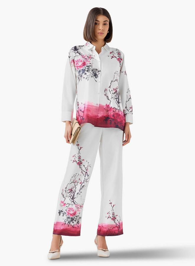 Iconic Regular Fit Shirt with Floral Print - Image 4
