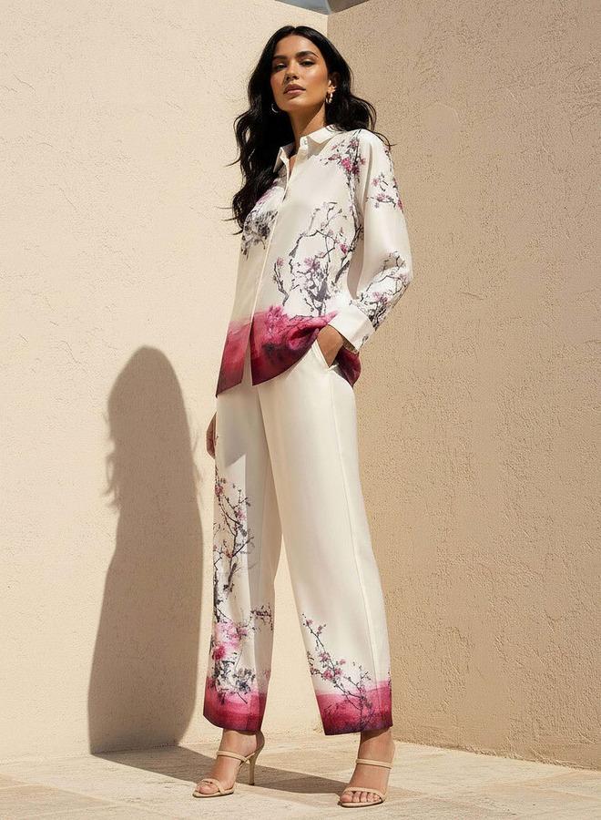 Iconic Regular Fit Shirt with Floral Print - Image 2