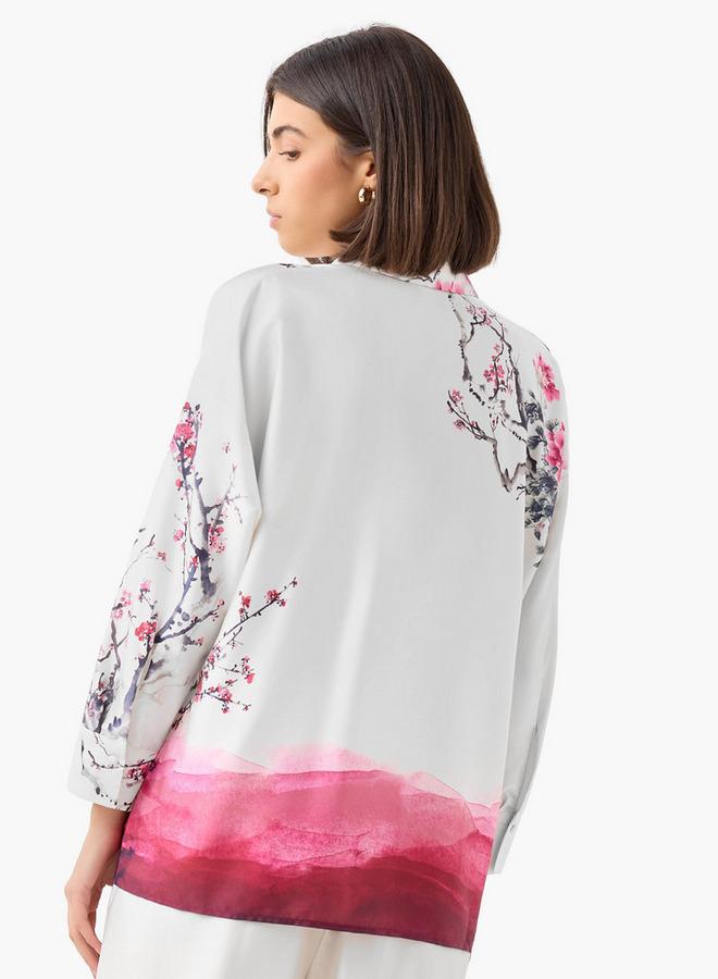 Iconic Regular Fit Shirt with Floral Print - Image 5