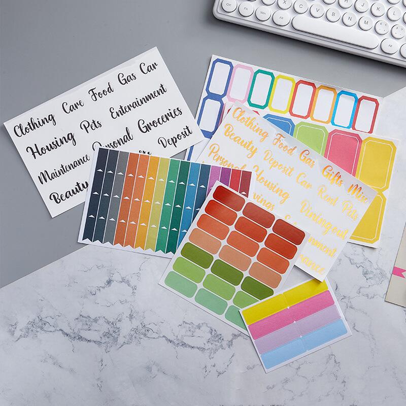 Spot Handwritten Label Stickers – White Paper Index Notes - Image 2