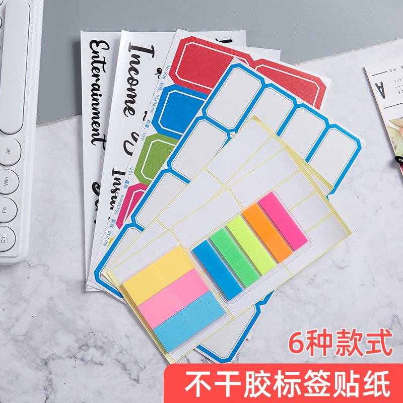 Spot Handwritten Label Stickers – White Paper Index Notes - Image 4