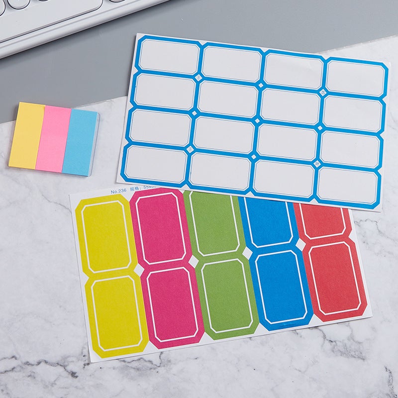 Spot Handwritten Label Stickers – White Paper Index Notes - Image 5