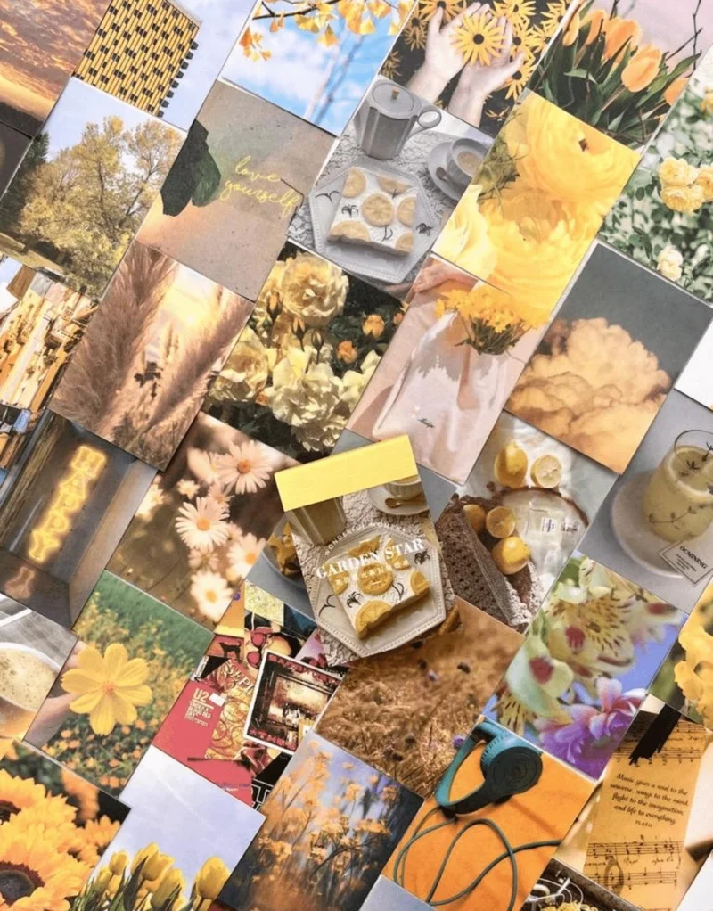 Kağıt Gemi Dükkan Paper Ship Shop Garden Star Yellow Notebook Sticker / Decal / Bullet Journal / Notebook Decoration / Scrapbook