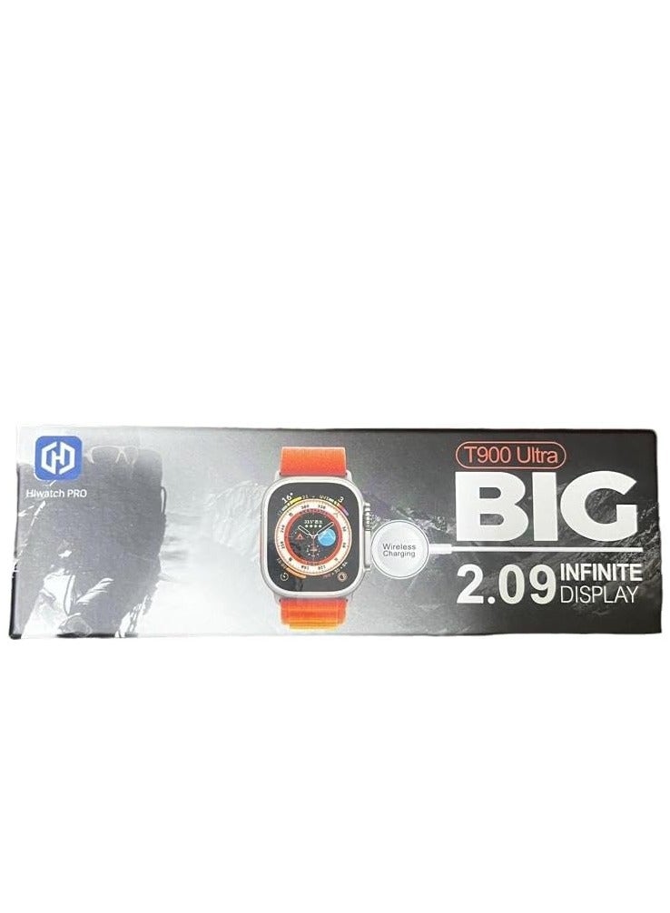 BIG T900 SmartWatch Ultra 8 Display 2.09 Inch - 49mm Bluetooth Call Wireless Charging Sport NFC Body Temperature Monitor Call Wireless charging Touch Screen for IOS & android for men and women - Image 3
