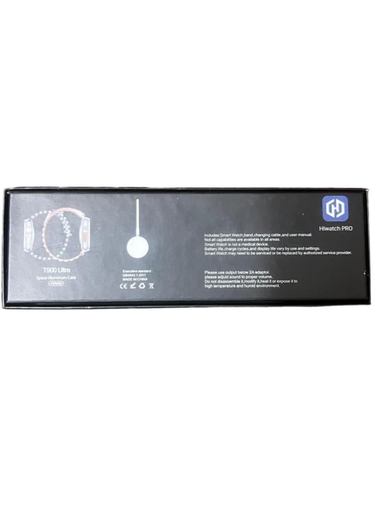 BIG T900 SmartWatch Ultra 8 Display 2.09 Inch - 49mm Bluetooth Call Wireless Charging Sport NFC Body Temperature Monitor Call Wireless charging Touch Screen for IOS & android for men and women - Image 4