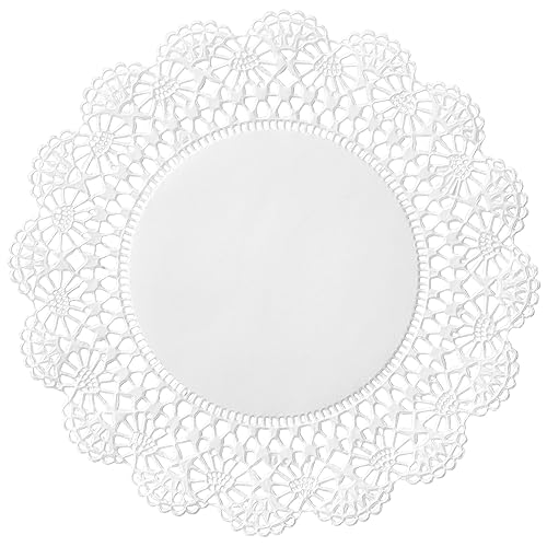Hoffmaster Cambridge Lace Doilies, Round, 6", White, 1,000/Carton - Image 1