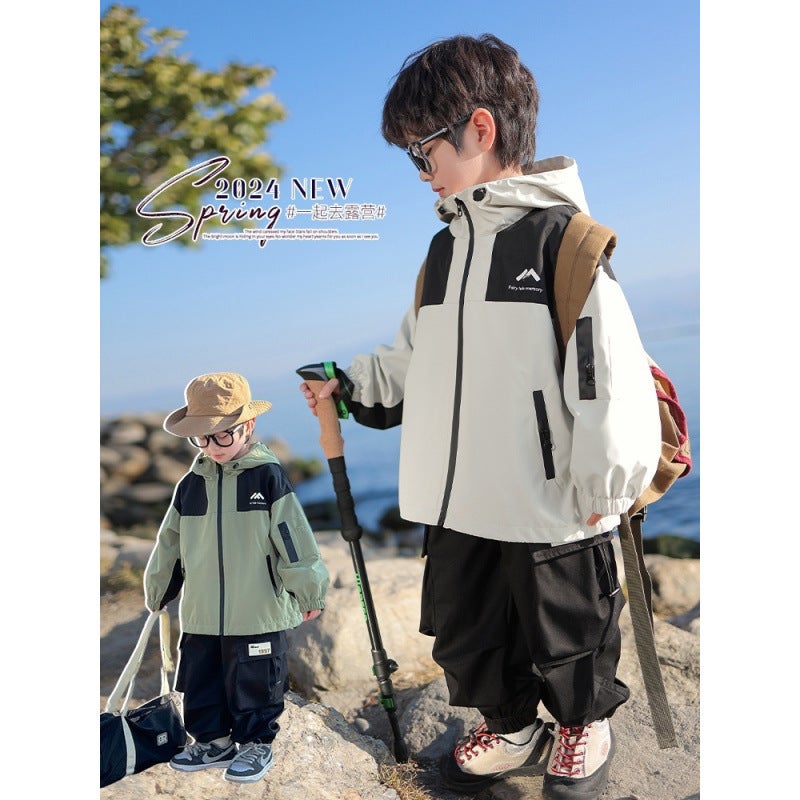 Boys Jackets Korean Style Children'S Spring Style Jackets Boys Spring - Image 4