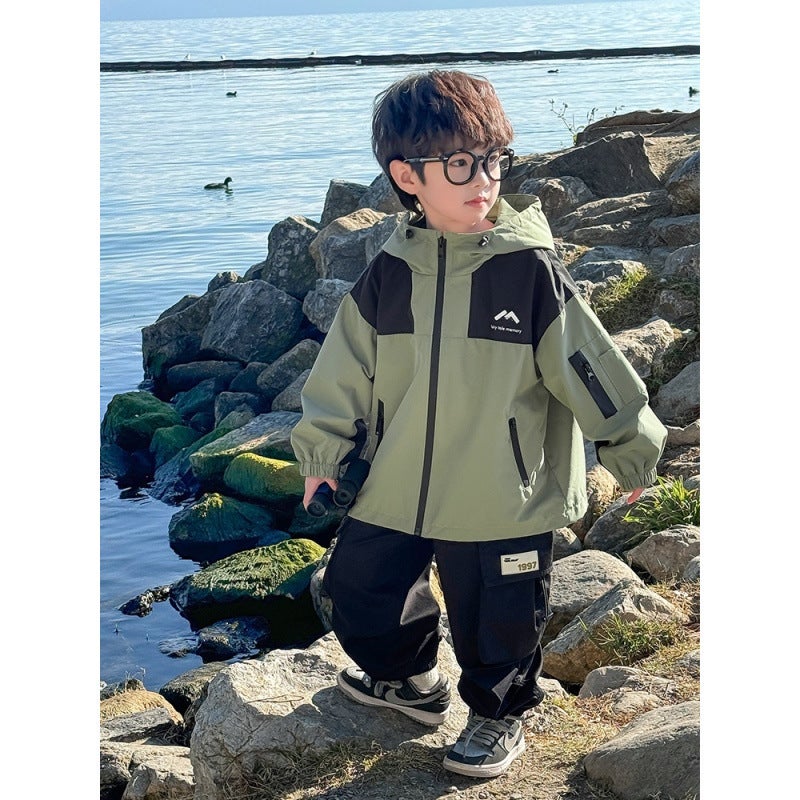 Boys Jackets Korean Style Children'S Spring Style Jackets Boys Spring - Image 5