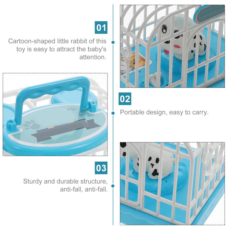 2pcs Electric Dog Toy Plaything Music Toy Pet Cage Toy for Children - Image 4