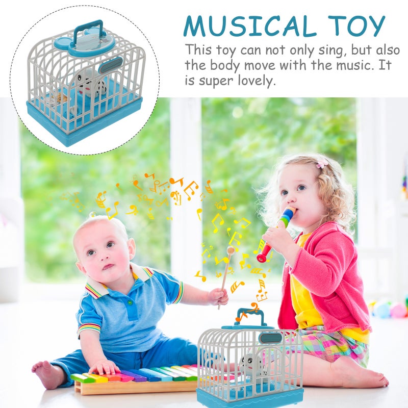2pcs Electric Dog Toy Plaything Music Toy Pet Cage Toy for Children - Image 3