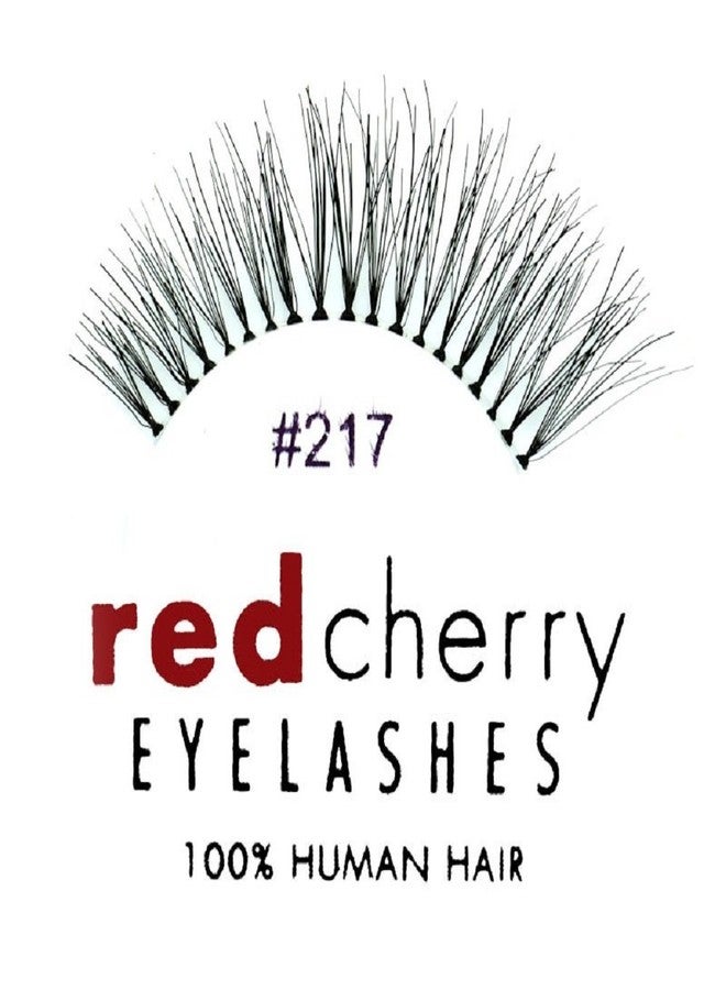Red Cherry False Eyelashes #217 (Pack of 3 Pairs) - Image 2