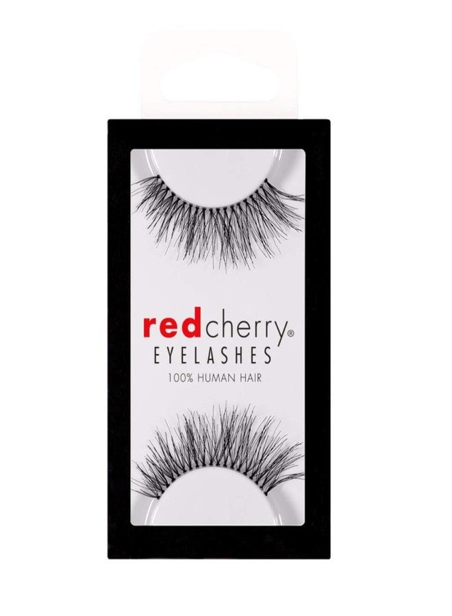 Red Cherry False Eyelashes #217 (Pack of 3 Pairs) - Image 1