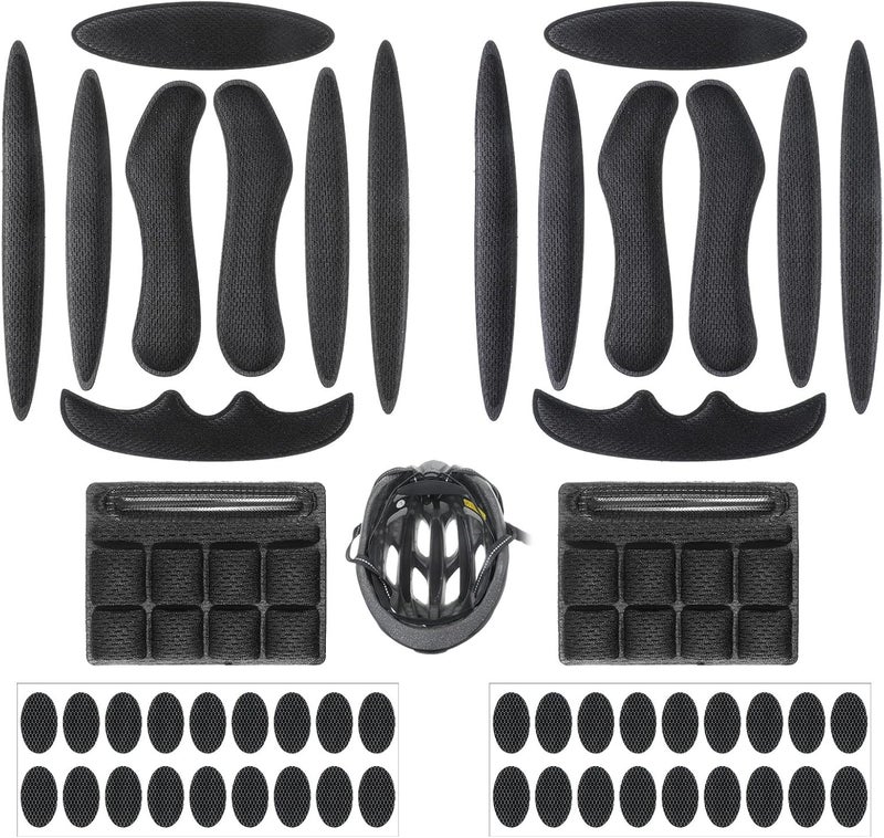 LXUEJIE Universal Helmet Padding Kit - Foam Pads Set for Bicycle and Motorcycle Helmets - Image 1