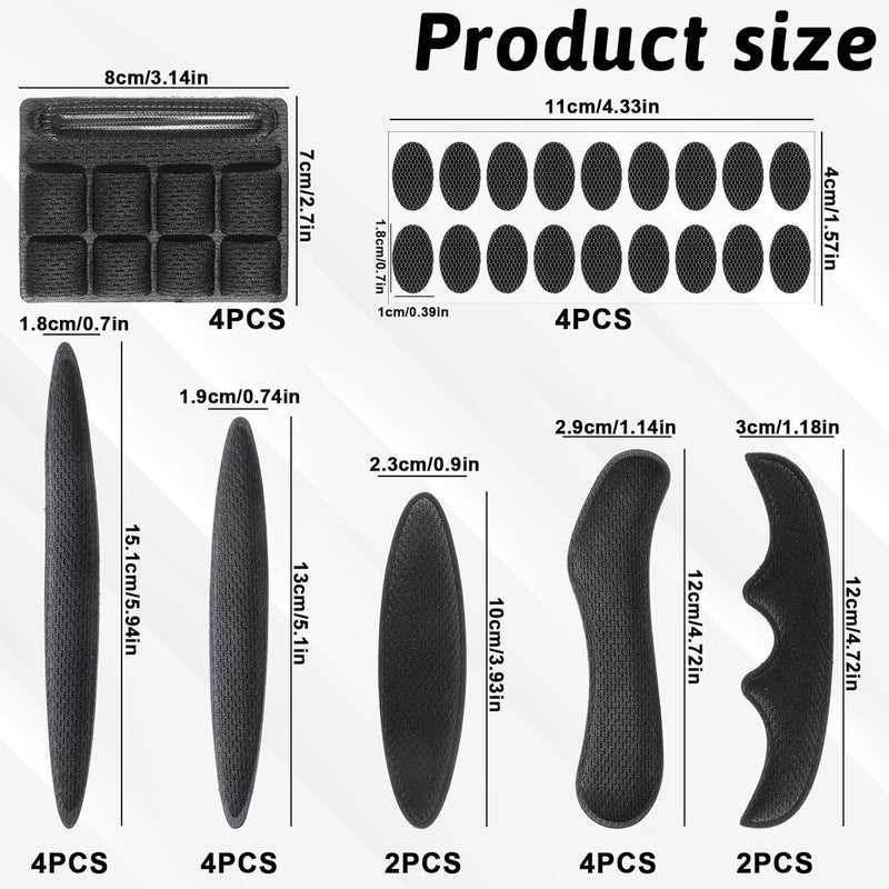 LXUEJIE Universal Helmet Padding Kit - Foam Pads Set for Bicycle and Motorcycle Helmets - Image 2