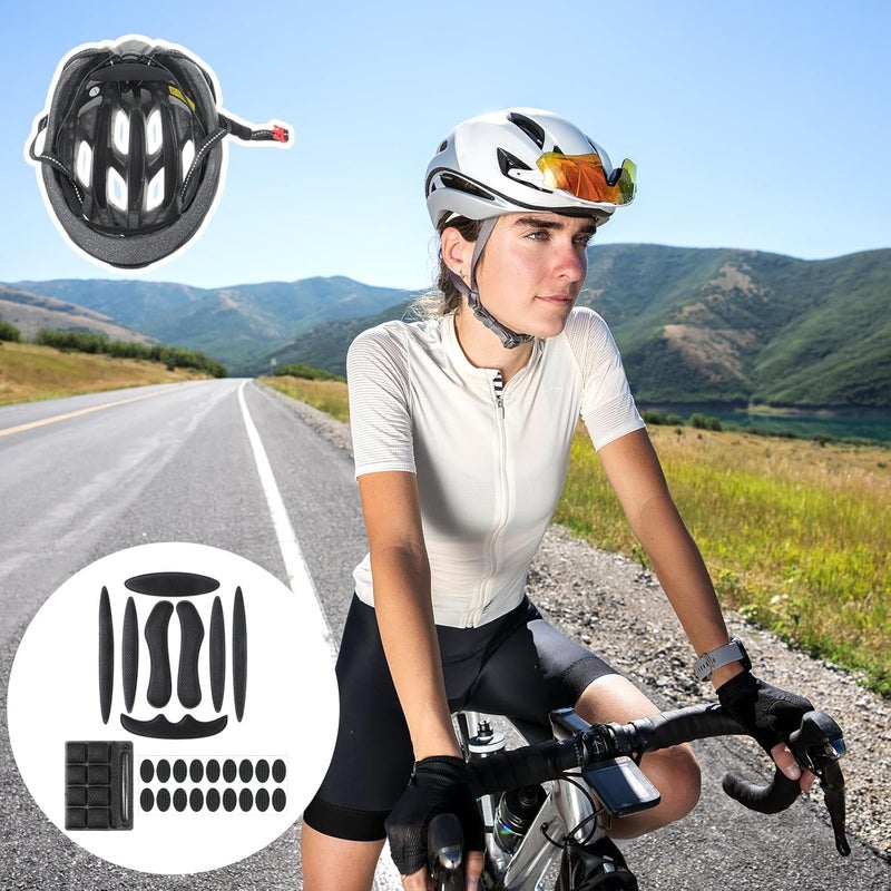 LXUEJIE Universal Helmet Padding Kit - Foam Pads Set for Bicycle and Motorcycle Helmets - Image 4