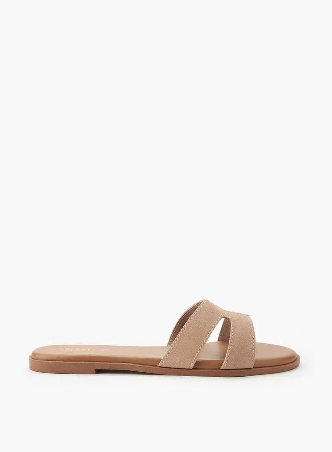 Celeste Women Leather Slip-On Sandals