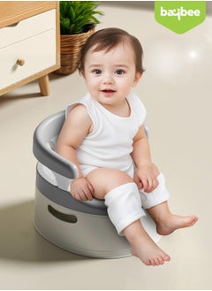 Baybee Giggle Baby Potty Training Seats|Potty seat for Kids-Potty Toilet Seat with Removable Tray BPA Free|Toddler Toilet Seat 1-3 Years Boys & Girls (Grey) - pzsku/Z0ECDFB0291915E3E8C71Z/45/_/1737360526/24becf94-8545-4dc8-96fe-e8d8d64e388c