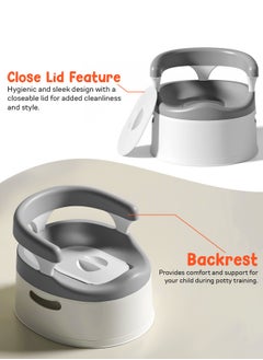 Baybee Giggle Baby Potty Training Seats|Potty seat for Kids-Potty Toilet Seat with Removable Tray BPA Free|Toddler Toilet Seat 1-3 Years Boys & Girls (Grey) - pzsku/Z0ECDFB0291915E3E8C71Z/45/_/1737360527/96c8a890-6105-4474-82fd-4bb0e4c1a7cf