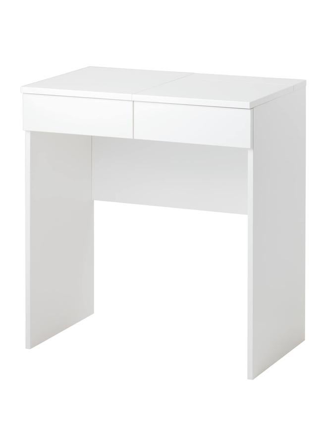 زبون طاولة الزينة، بيضاء، 70×42 سم - Image 2