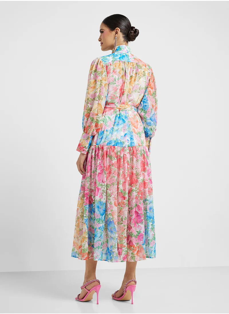 Khizana Floral Print Dress