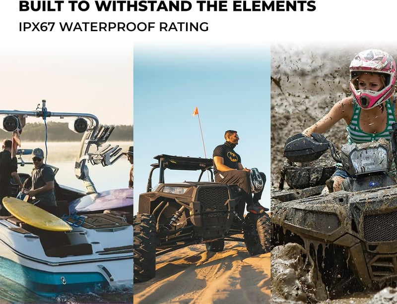 NVX MVPA2 600W Total RMS 2-Channel Bridgeable Marine-V Series Micro Class D Amplifier - Image 2