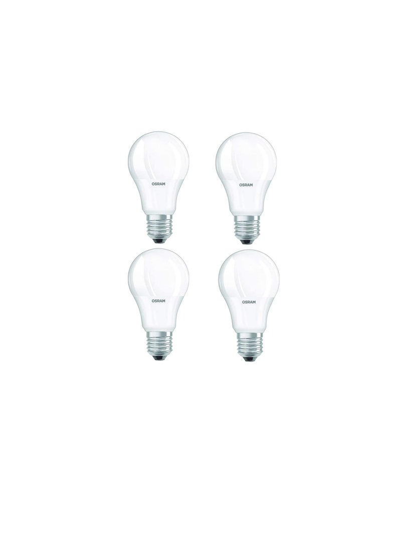 أوسرام Osram LED Value Classic A60 Bulb E27 8.5W ضوء النهار ، UV وخالي من الوميض ، لا يوجد خطر الضوء الأزرق ، 806lm 6500K متجمد بموافقة ESMA (عبوة من 4)  - Image 1