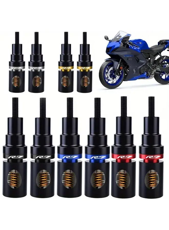 Red CNC Frame Sliders Crash Protector For Yamaha YZF R7 2021 2025 - Image 1
