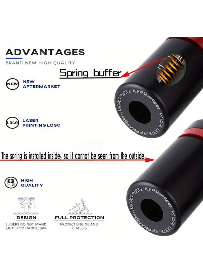 Red CNC Frame Sliders Crash Protector For Yamaha YZF R7 2021 2025 - Image 3