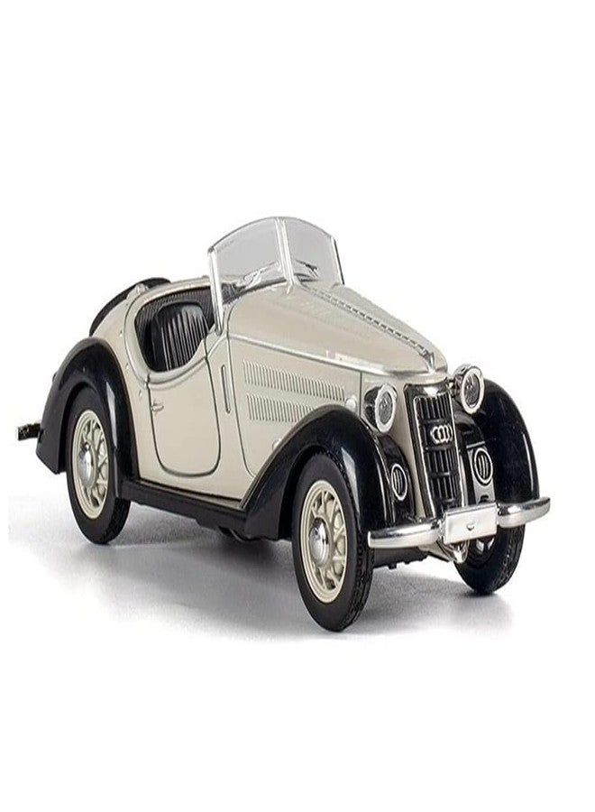 QQ Show Play Boy 1:32 1936 M-Benz 500 K Vintage Model Diecast Metal Alloy Pullback Toy Vehicle with Openable Doors Light and Music Car for Kids (Multicolor) - Image 1