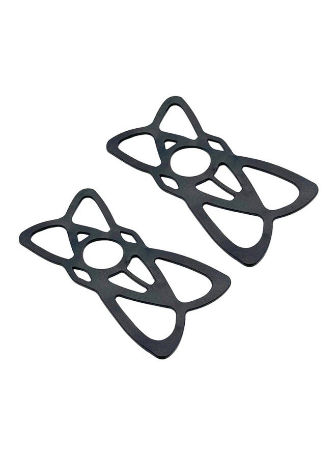 Generic Outdoor Bicycle Silicone Belt Head Mounted Protective Cover Prevents Falling Mobile Phone Holder Crash Protection Accessories-Color:Black Anti-lost Net ] - Image 1