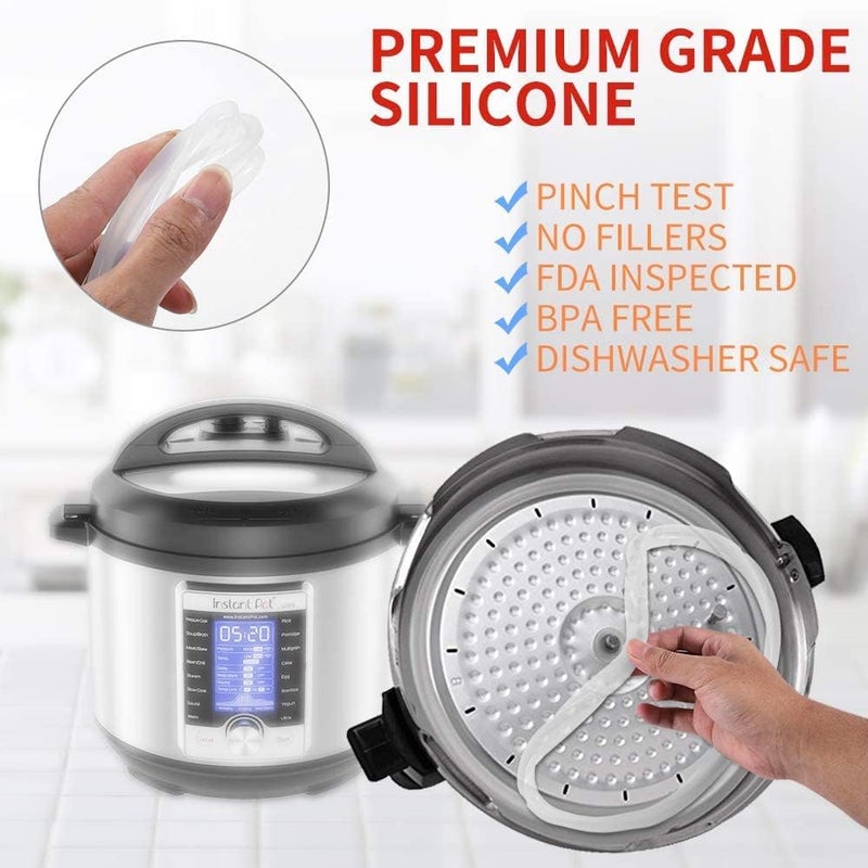 ZoneFly Sealing Ring fits 3 Qt Instant Pot Mini- Replacement Silicone Gasket Seal Rings for 3 Quart Instapot Pressure Cooker Insta Pot Accessories Parts - Image 3