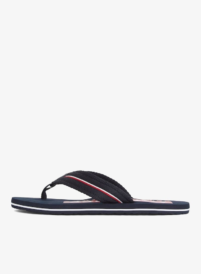 TOMMY HILFIGER Signature Tape Webbing Flip-Flops - Image 5