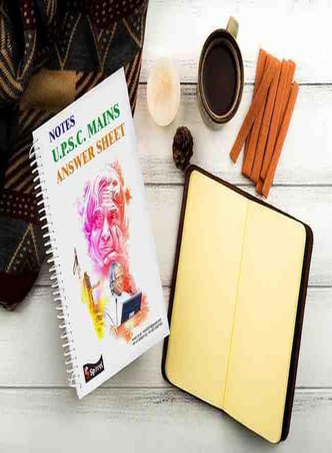 SPIRREL UPSC Mains Answer Sheet Notebook, A4 Size, 400 Pages, Spiral Bound - Image 2