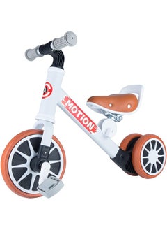 Kids Balance Bike – Carbon Steel Frame, EVA Wheels, Foam Saddle, Adjustable Seat (10.3”–13.39”), Shock-Absorbing Tires, Twist & Click Wheel Adjustment for Easy Learning Bike For Kids