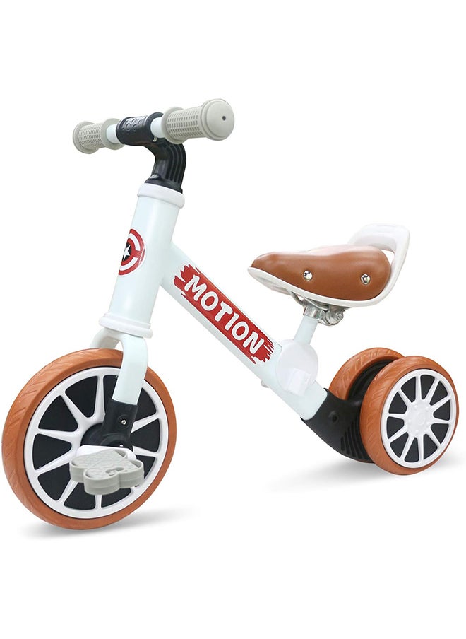 BORSA PIM - Kids Balance Bike – Carbon Steel Frame, EVA Wheels, Foam Saddle, Adjustable Seat (10.3”–13.39”), Shock-Absorbing Tires, Twist & Click Wheel Adjustment for Easy Learning Bike For Kids - Image 1